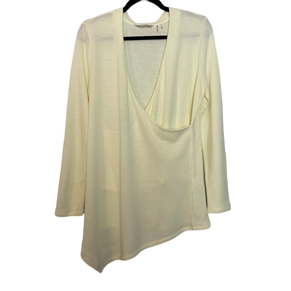 Soft Surroundings Asymmetrical WaffleKnit Top